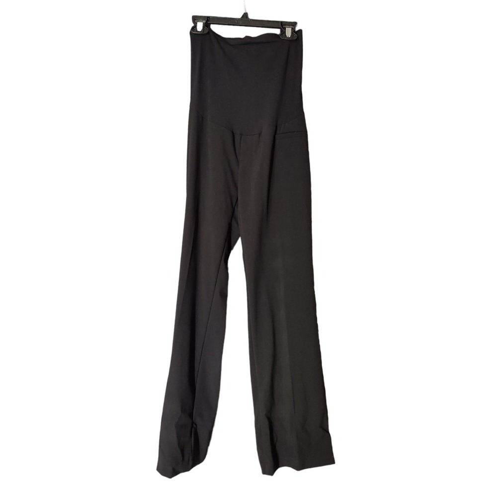 Maternity Womens PXS Motherhood Black Knit Pregnancy Dress Pant Adult Petite New